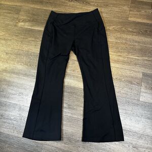 Zella Black Flare Leggings Women's Size L